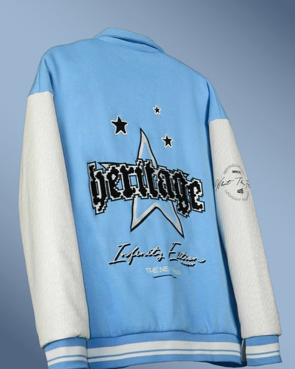 Heritage Light Blue Varsity Jacket