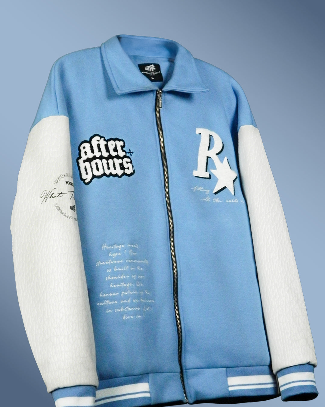 Heritage Light Blue Varsity Jacket