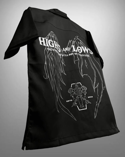 Highs & Lows Bowling Shirt - WHAT THE FLEX