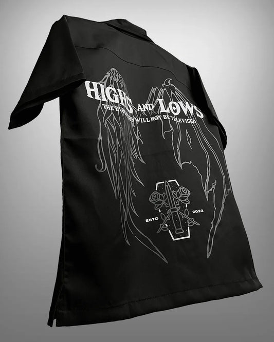 Highs & Lows Bowling Shirt - WHAT THE FLEX