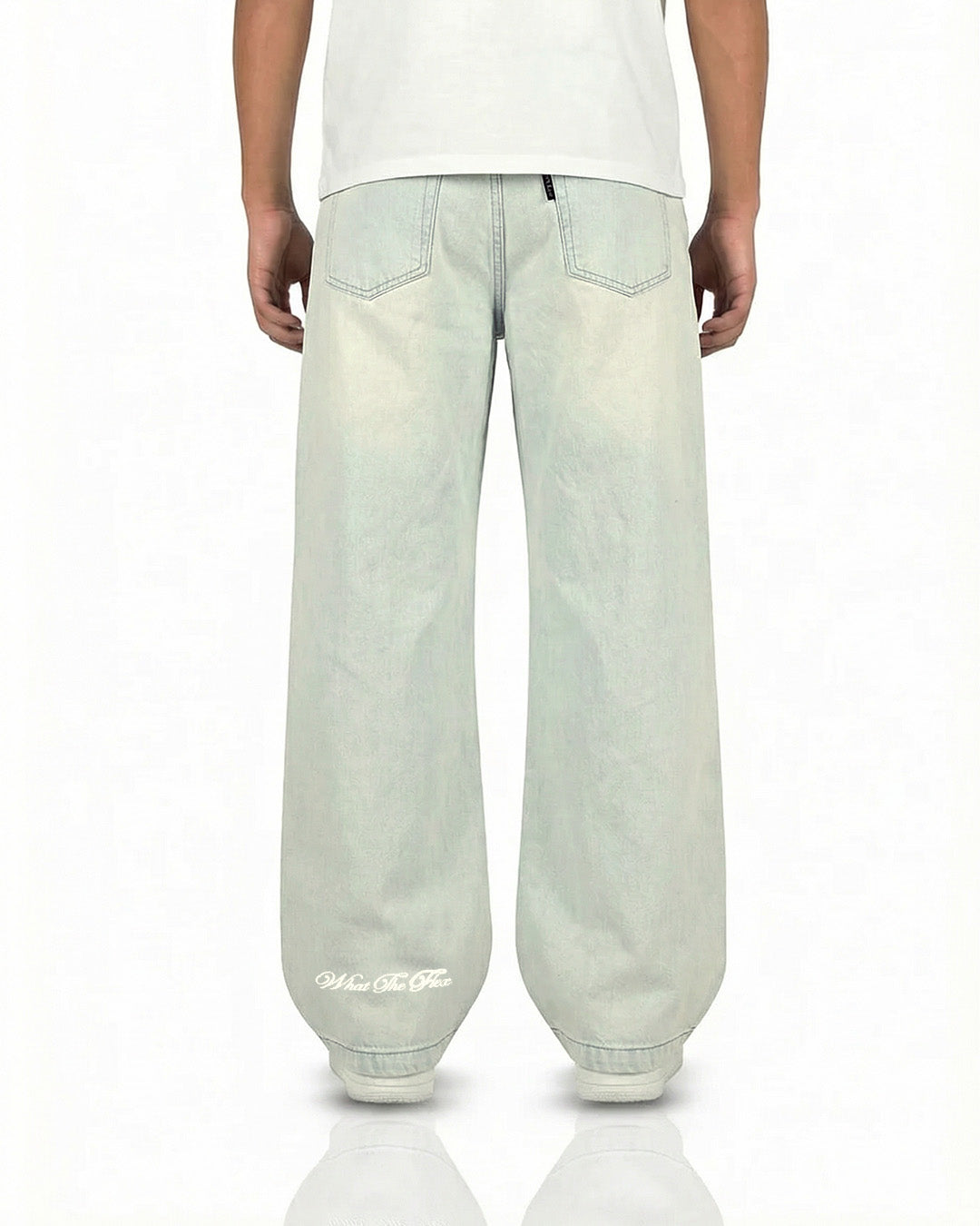 Ice Blue Rugged Jeans