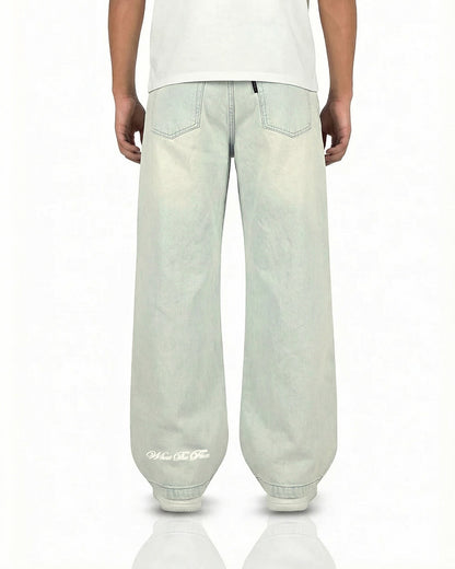 Ice Blue Rugged Jeans