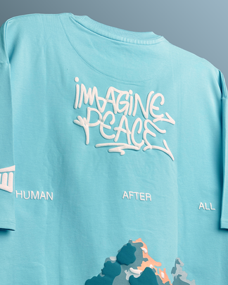 Imagine Peace Boxy-Fit T-shirt