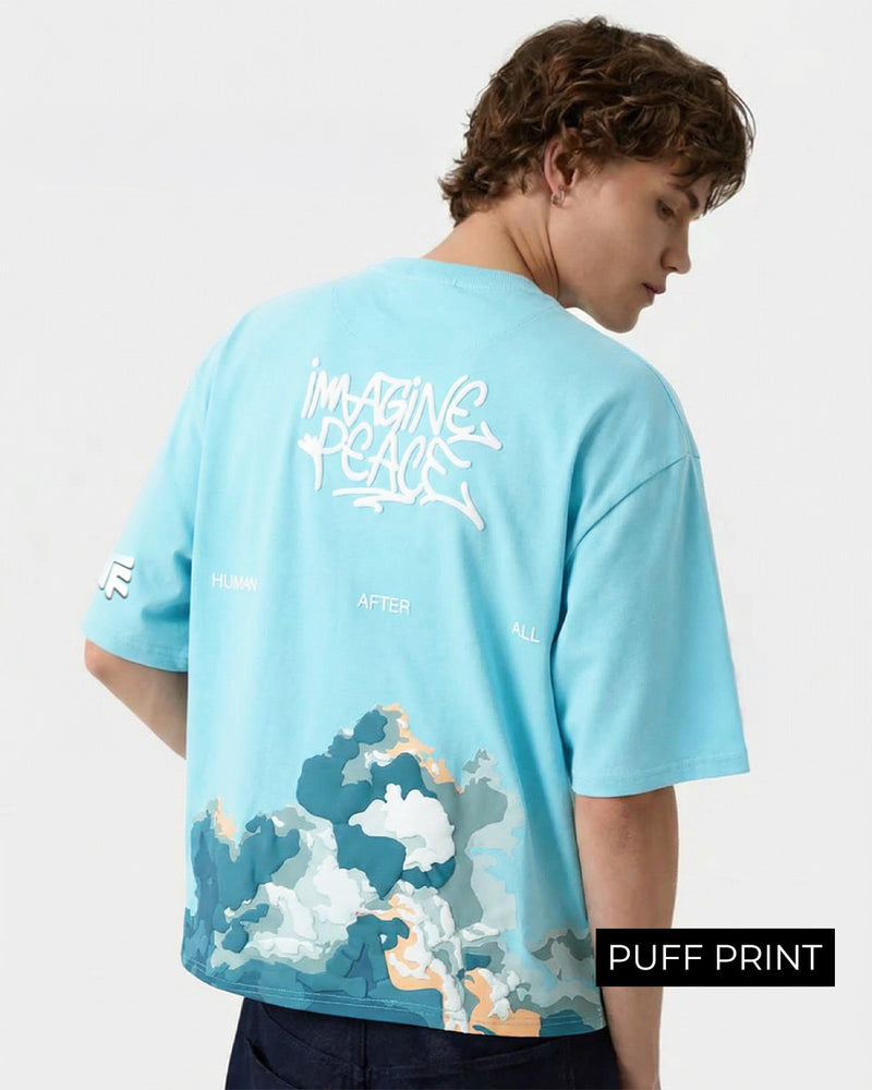 Imagine Peace Boxy-Fit T-shirt