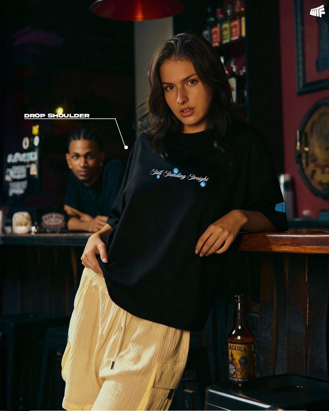 Buy Sapphire Boxy-Fit T-shirt – WHAT THE FLEX