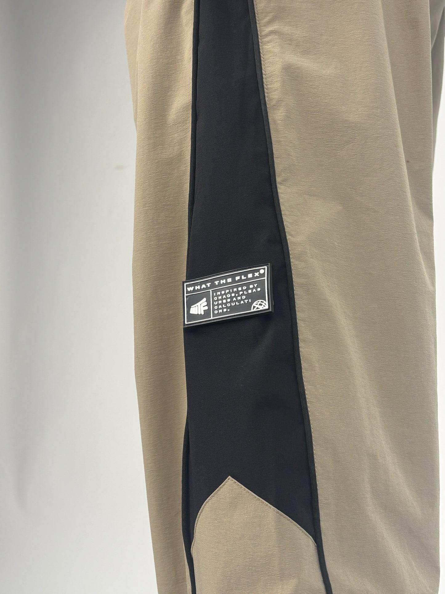 Beige Core Parachute Pants