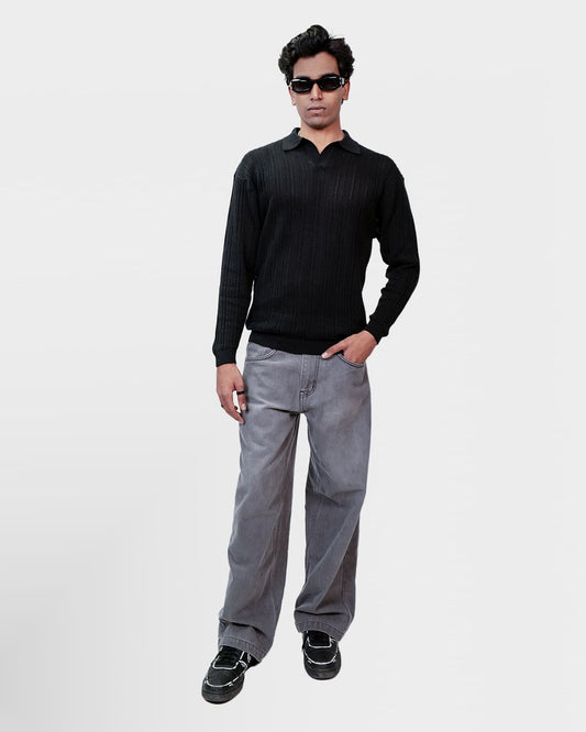 Ink Black Full Polo
