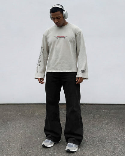 Inner Peace Full Sleeves Boxy-Fit T-shirt