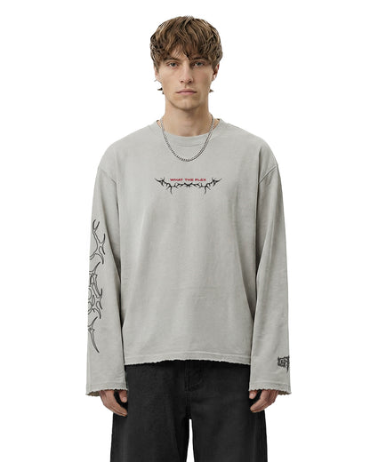Inner Peace Full Sleeves Boxy-Fit T-shirt