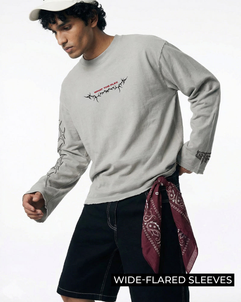 Inner Peace Full Sleeves Boxy-Fit T-shirt