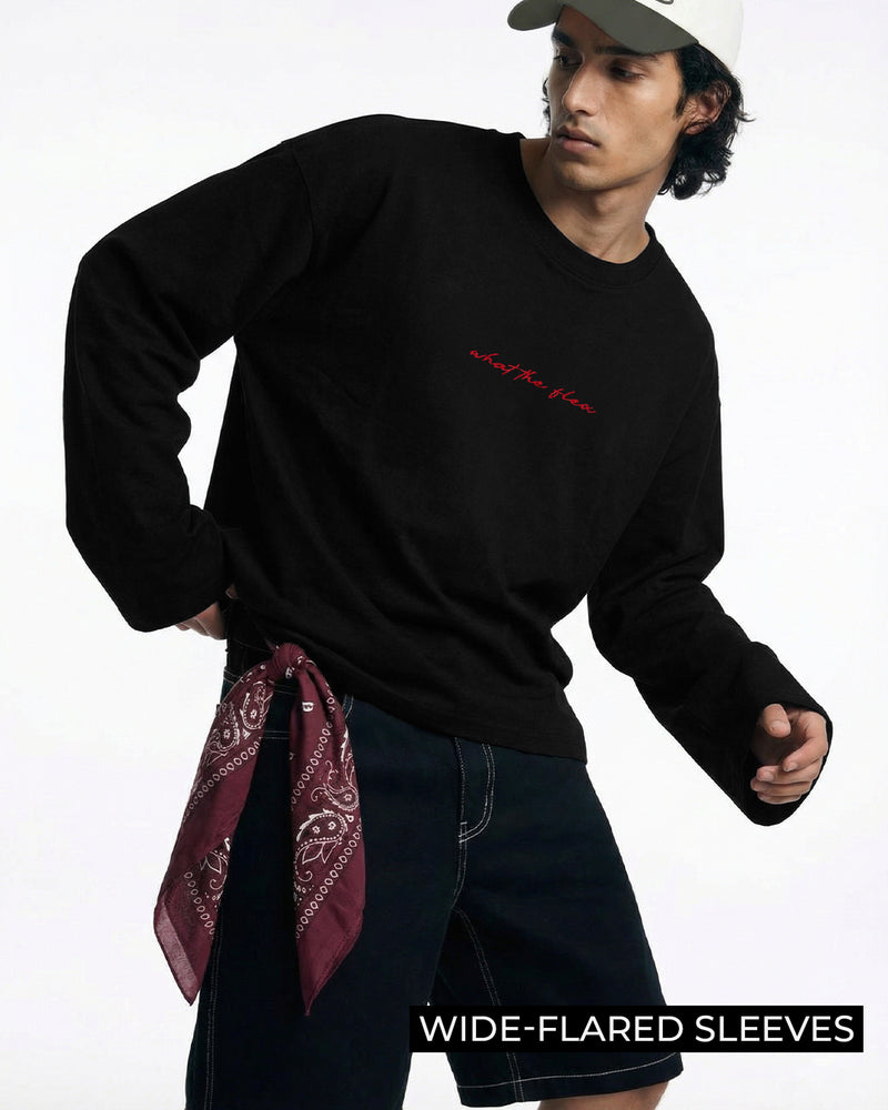 Manifested Full Sleeves Boxy-Fit T-shirt
