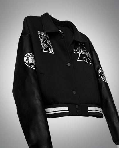 IMPULSIVE VARSITY JACKET (CROPPED)