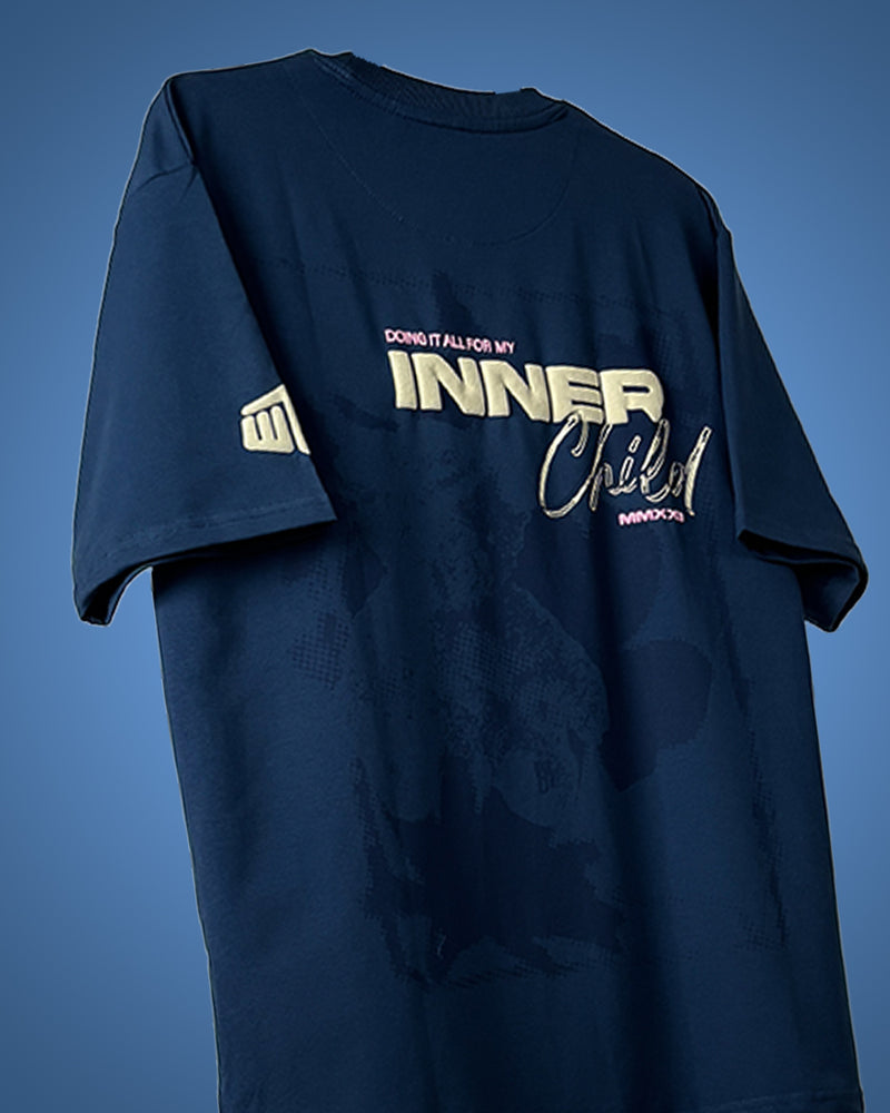 Inner Child Dark Blue Heavyweight T-shirt