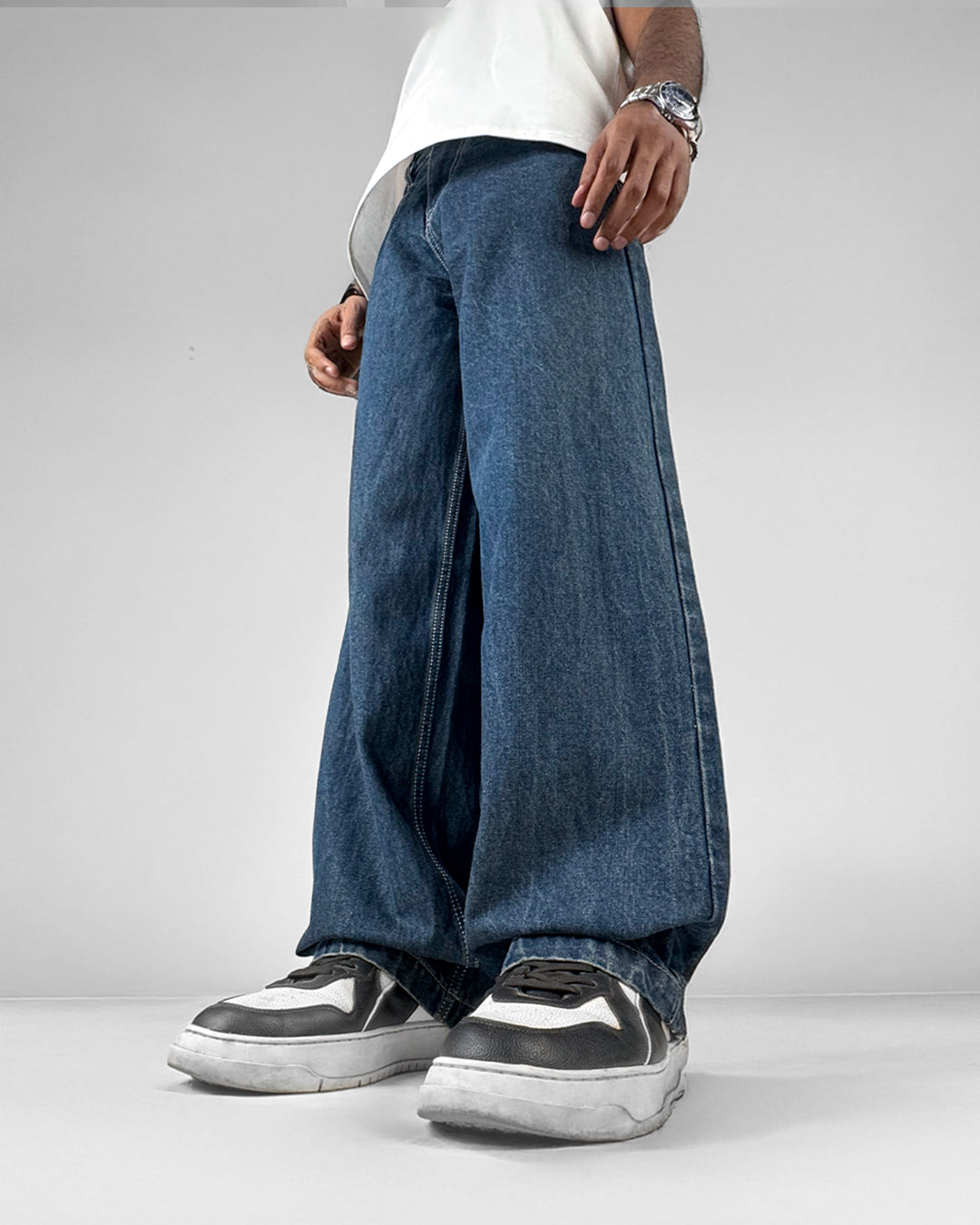 Phantom Blue Baggy Jeans
