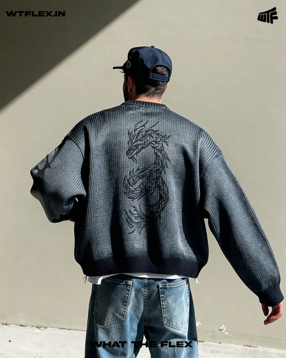 Dragon Eclipse Knit Pullover