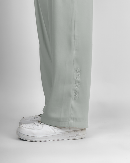 Light Grey Classic Korean Pants