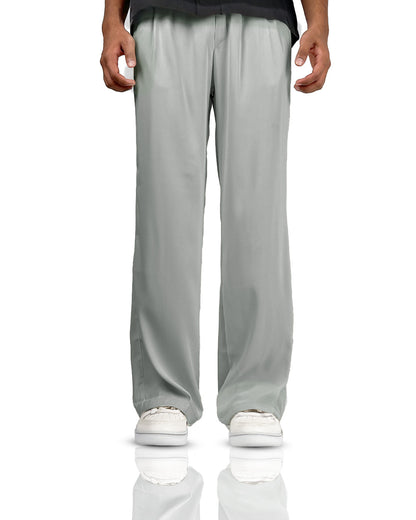Light Grey Classic Korean Pants