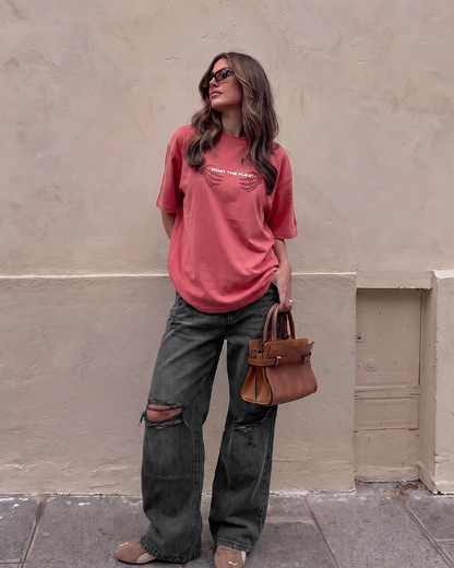 Lonely Boxy-Fit T-shirt For Women.