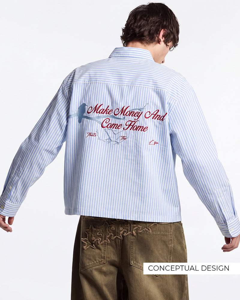 Make Money Full Sleeves Stripe Shirt