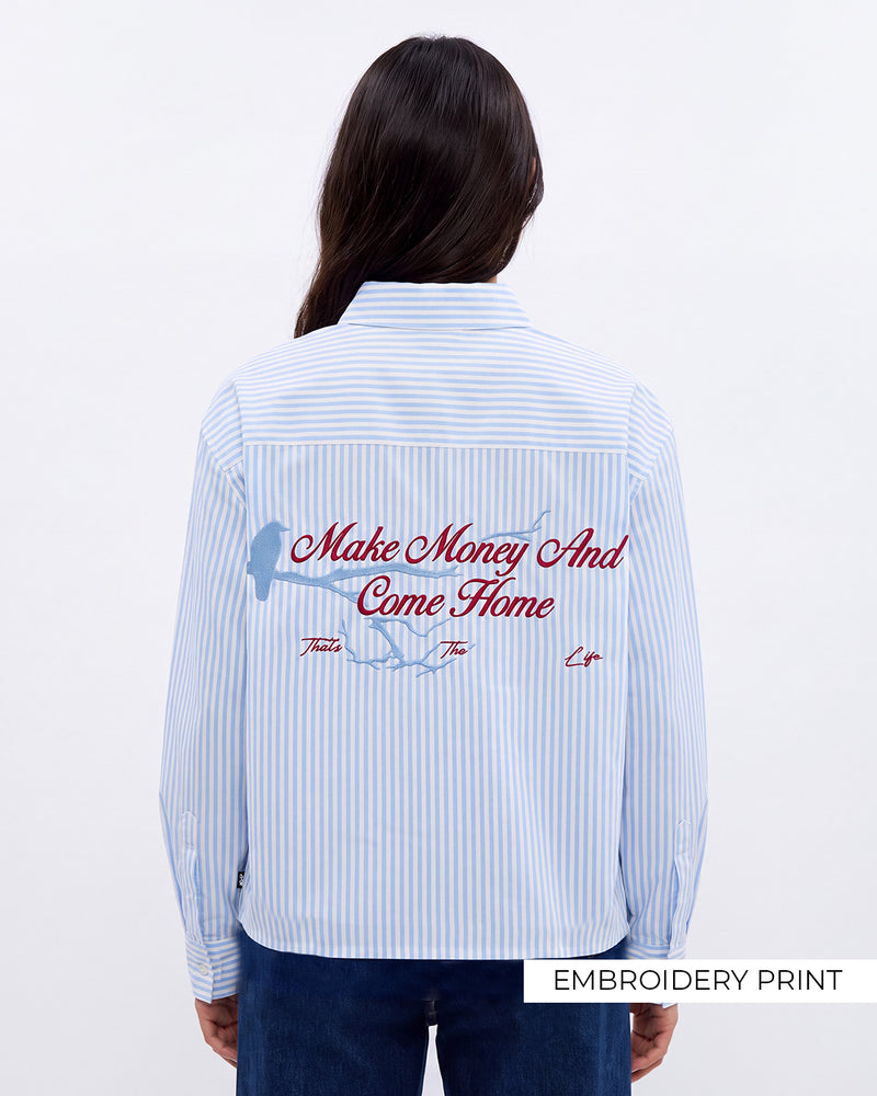Make Money Full Sleeves Stripe Shirt