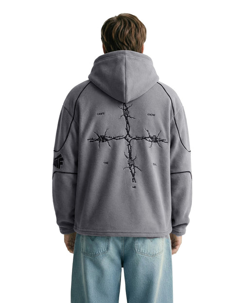 Mystery Grey Cloud Feel Hoodie