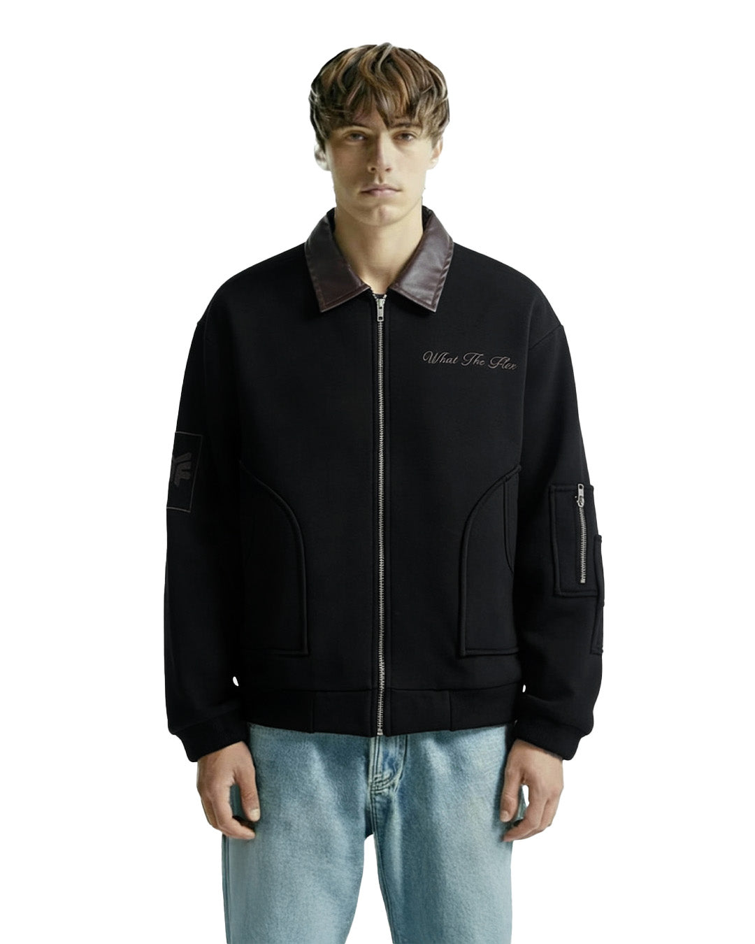 BUY Smash Leather Cut Jacket – WHAT THE FLEX