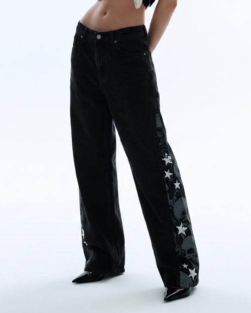 Hell Shell Baggy Jeans Women