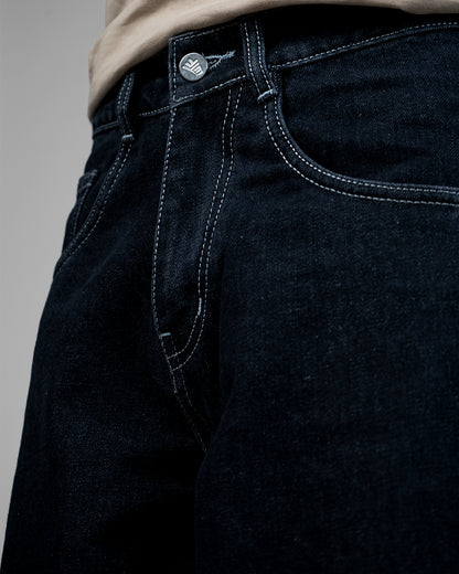 Midnight Black Baggy Jeans