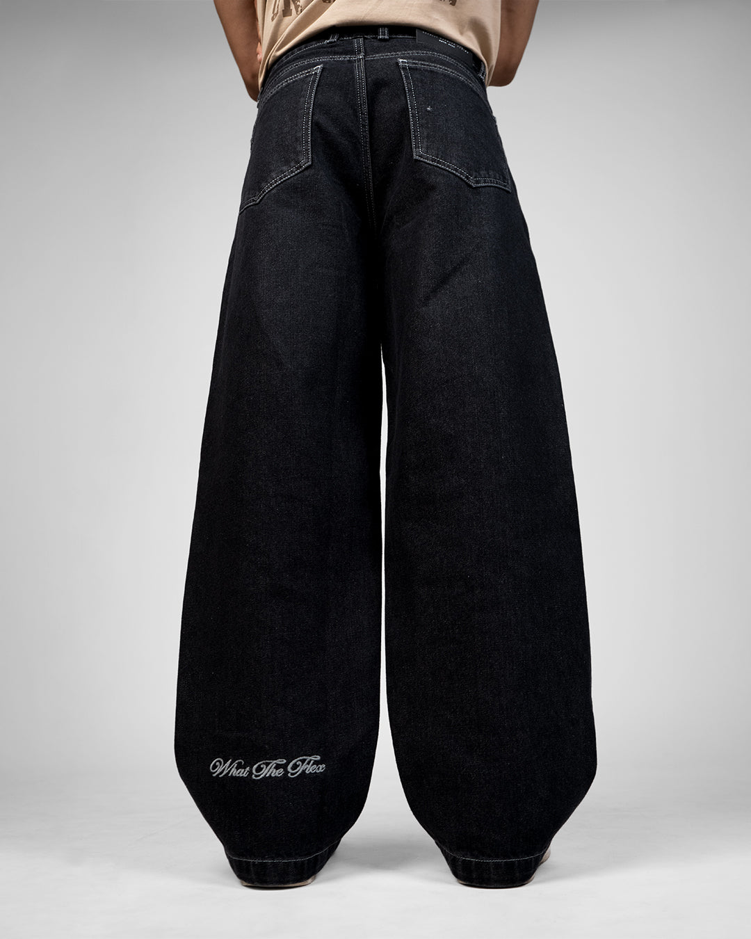 Midnight Black Baggy Jeans