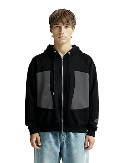 Ninja Masked Black Zipper Hoodie