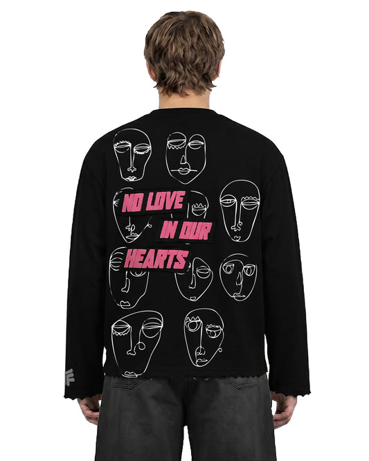 No Heart Club Full Sleeve T-shirt