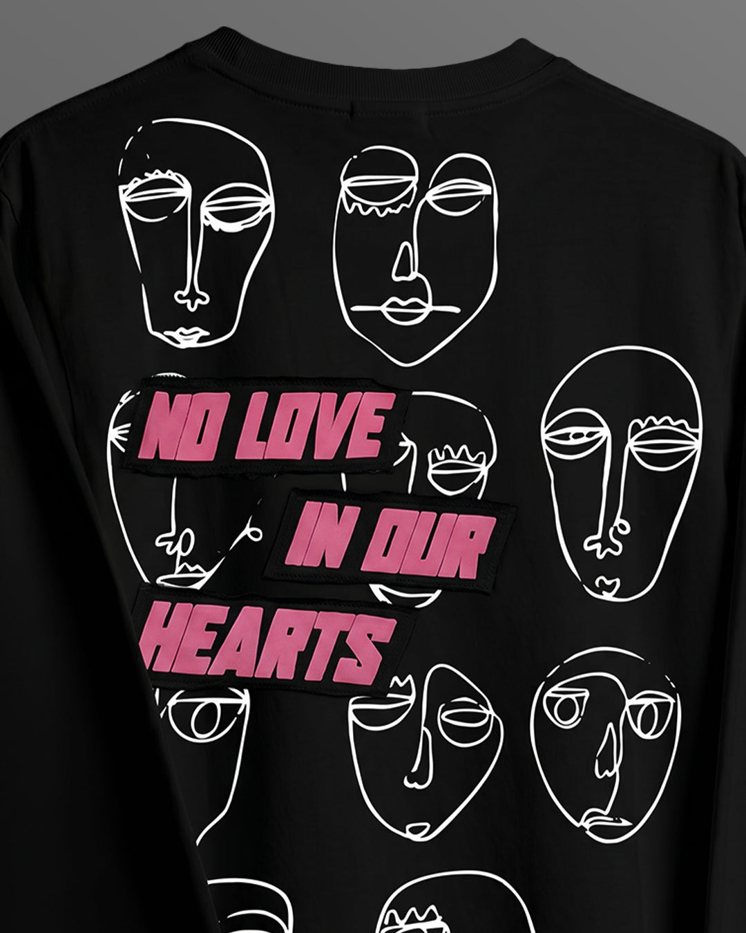 No Heart Club Full Sleeve T-shirt