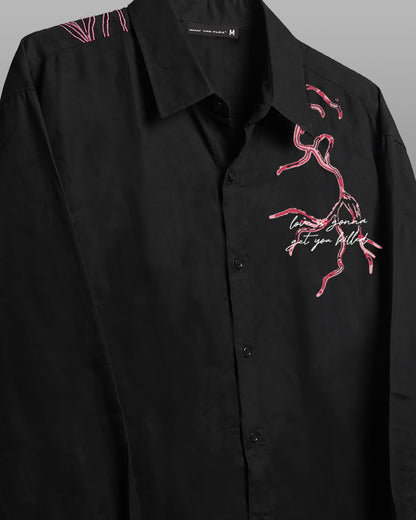 Not Again Linen Full Sleeves Shirt