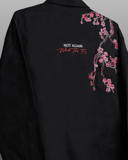 Not Again Linen Full Sleeves Shirt