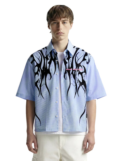 Not Sorry Half Sleeves Checks Shirt