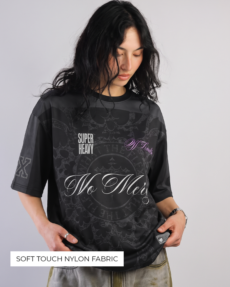 No Mercy Boxy Fit Jersey For Women.