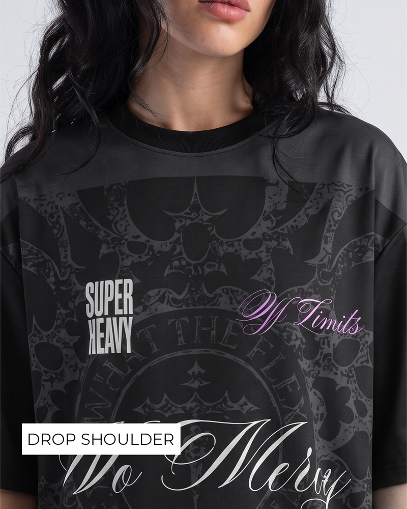 No Mercy Boxy Fit Jersey For Women.
