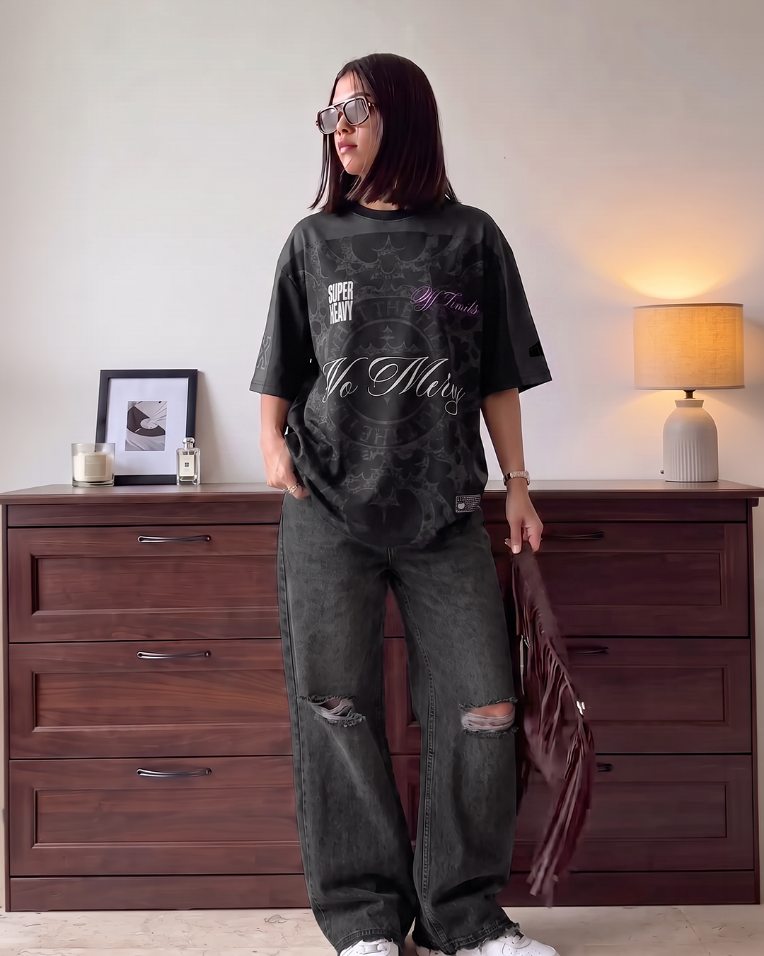 No Mercy Boxy Fit Jersey For Women.