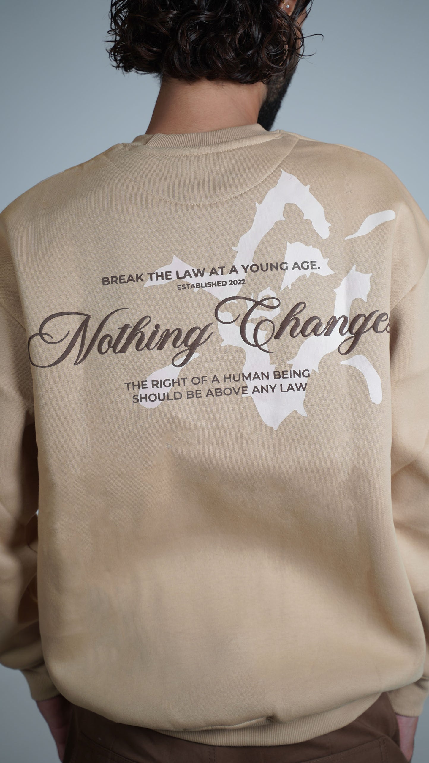 NOTHING CHANGES Oversized Sweatshirt