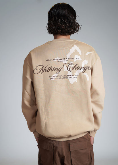 NOTHING CHANGES Oversized Sweatshirt