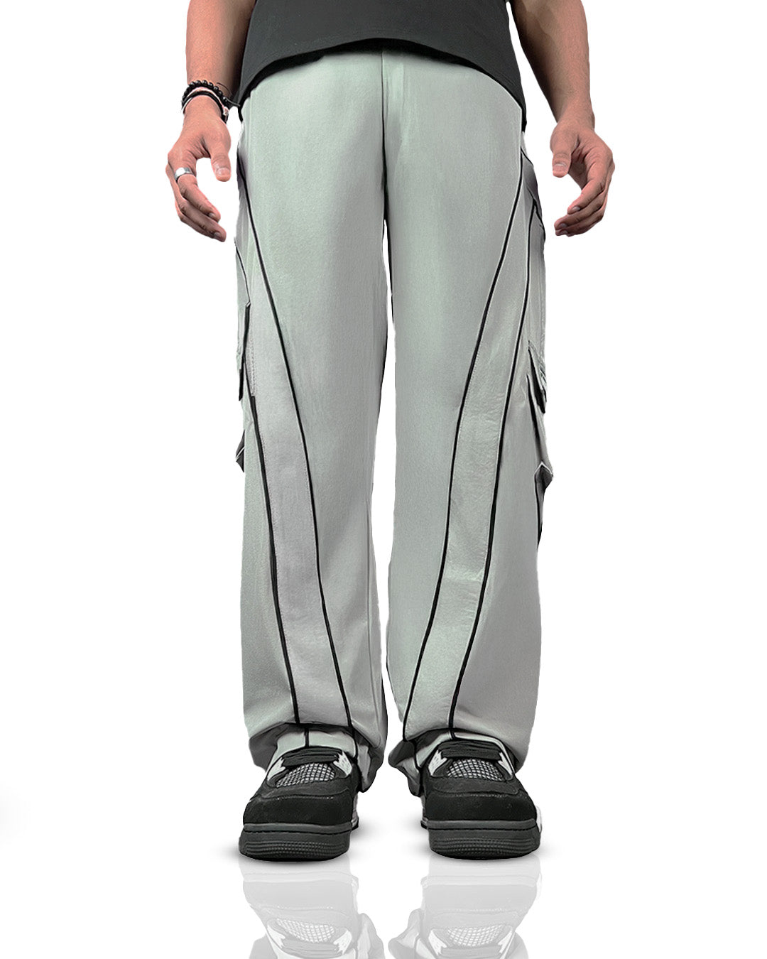 Grey Edgy Parachute Pants – WHAT THE FLEX