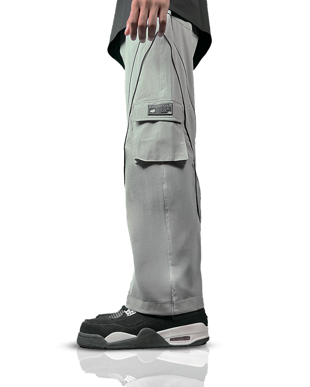 Grey Edgy Parachute Pants – WHAT THE FLEX