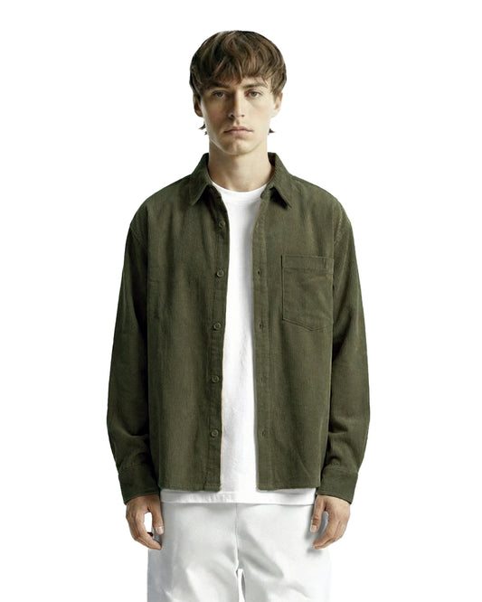 Olive Corduroy Shirt