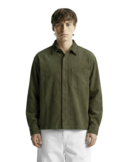 Olive Corduroy Shirt