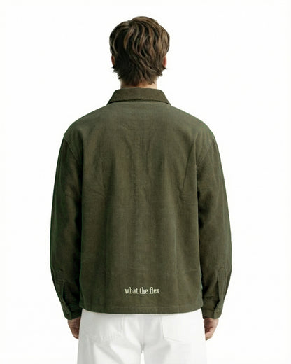 Olive Corduroy Shirt