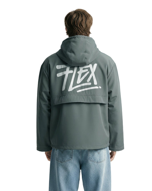 Signature Green AIr Nylon Hoodie