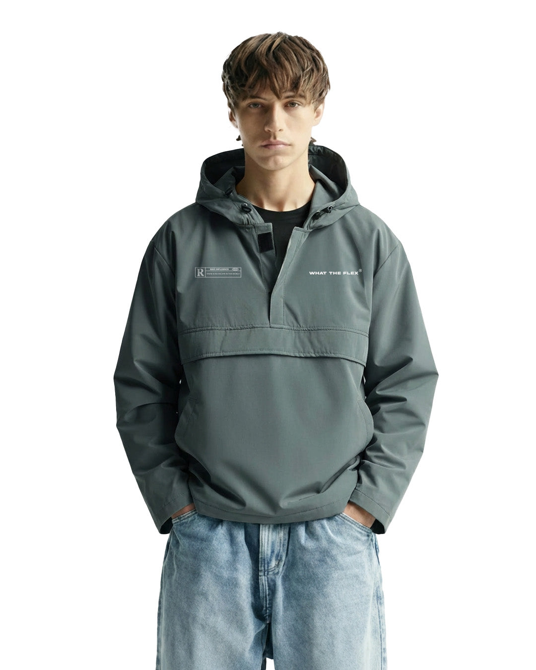 Signature Green AIr Nylon Hoodie