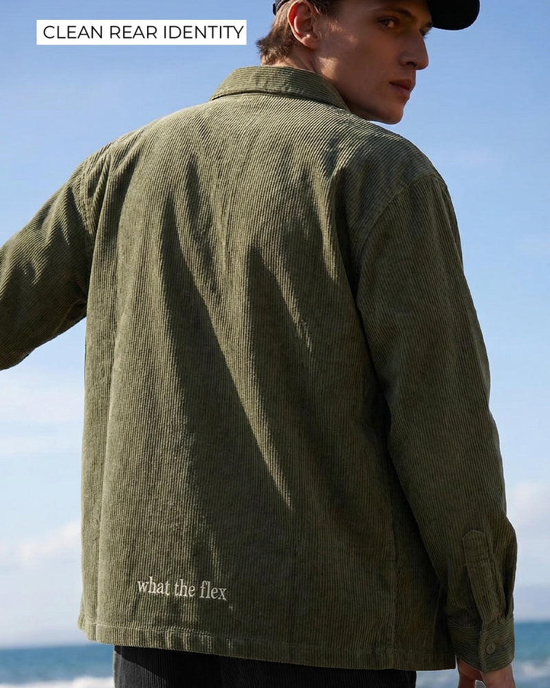 Olive Corduroy Shirt