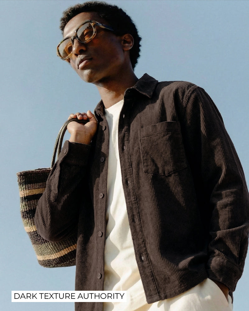 Mocha Corduroy Shirt