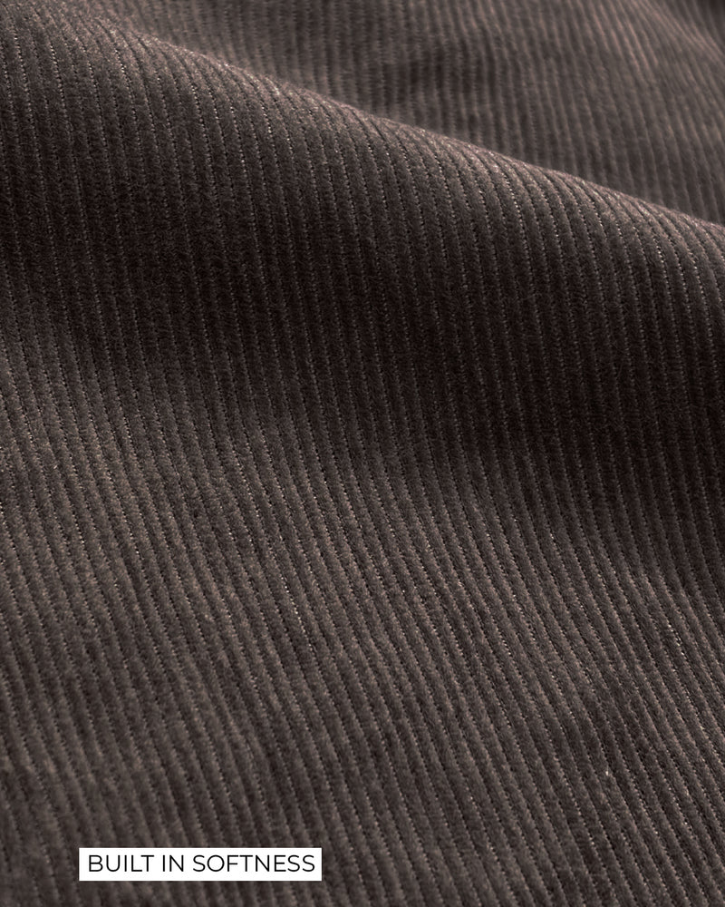 Mocha Corduroy Shirt